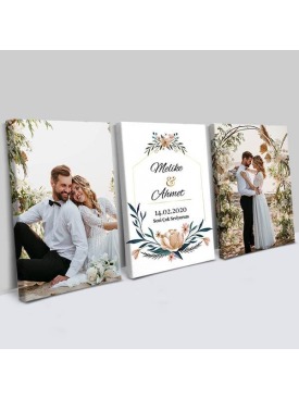 3 Parçalı Canvas Tablo